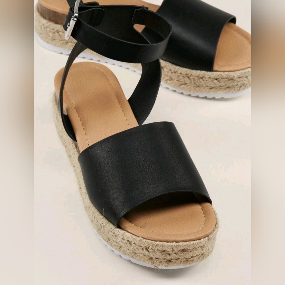 NEW Black Espadrilles - Picture 4 of 12